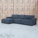 The Layne LHF Chaise Lounge - Charcoal available to purchase from Warehouse Furniture Clearance at our next sale event.
