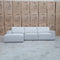 The Layne LHF Chaise Lounge - Oat White available to purchase from Warehouse Furniture Clearance at our next sale event.