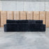 The Kalena Oversized Plush Feather & Foam LHF Chaise Lounge - Black