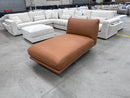 The HTL-A0654 Chaise - Caramel - Floor Stock available to purchase from Warehouse Furniture Clearance at our next sale event.
