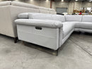 The RS-B0369-PR RHF Chaise Suite with Electric Recliner - Light Grey - Floor Stock available to purchase from Warehouse Furniture Clearance at our next sale event.