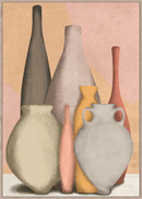 The Abstract Still Life Wall Art - Natural/Pink Multi - HE54 - Available In-Store Only available to purchase from Warehouse Furniture Clearance at our next sale event.