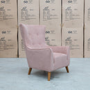 The Lily Accent Chair - Share Blush available to purchase from Warehouse Furniture Clearance at our next sale event.