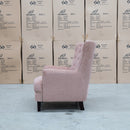 The Charlotte Accent Chair - Blush available to purchase from Warehouse Furniture Clearance at our next sale event.