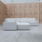 The Layne Modular Corner Lounge with Ottoman - Oat available to purchase from Warehouse Furniture Clearance at our next sale event.