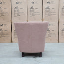 The Charlotte Accent Chair - Blush available to purchase from Warehouse Furniture Clearance at our next sale event.