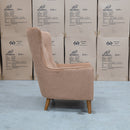 The Lily Accent Chair - Burnt available to purchase from Warehouse Furniture Clearance at our next sale event.