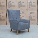 The Lily Accent Chair - Share Charcoal available to purchase from Warehouse Furniture Clearance at our next sale event.