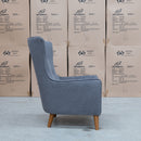 The Lily Accent Chair - Share Charcoal available to purchase from Warehouse Furniture Clearance at our next sale event.