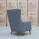 The Lily Accent Chair - Share Charcoal available to purchase from Warehouse Furniture Clearance at our next sale event.