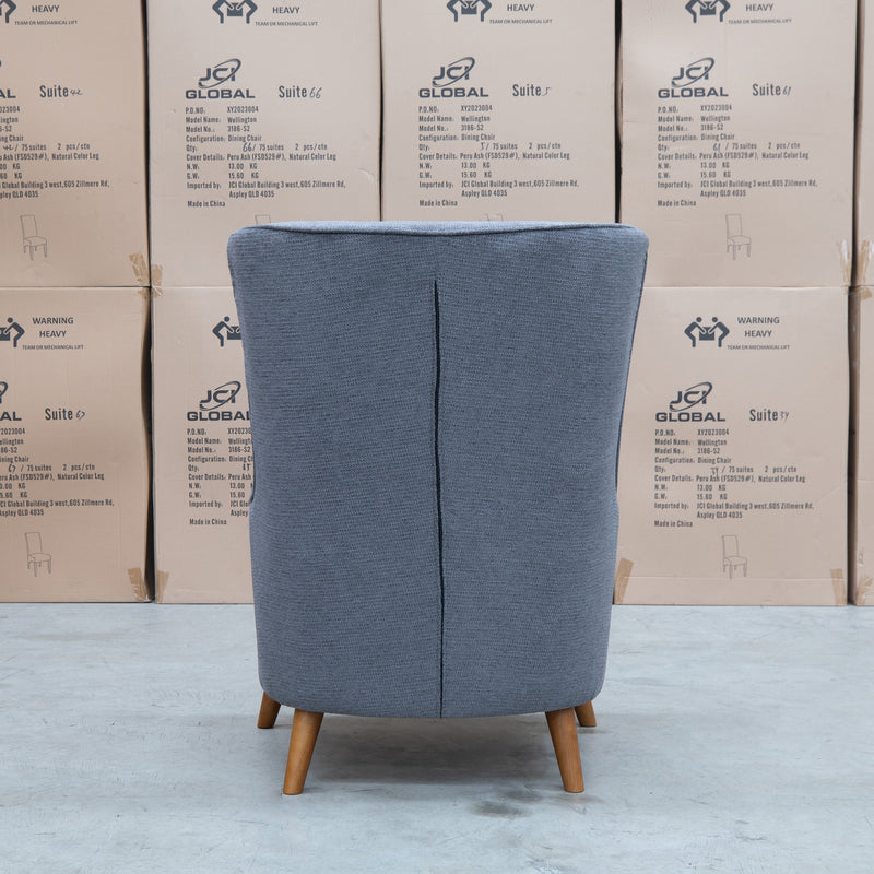 The Lily Accent Chair - Share Charcoal available to purchase from Warehouse Furniture Clearance at our next sale event.