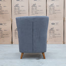 The Zoe Accent Chair – Share Charcoal available to purchase from Warehouse Furniture Clearance at our next sale event.