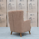 The Zoe Accent Chair - Share Burnt available to purchase from Warehouse Furniture Clearance at our next sale event.