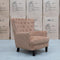 The Charlotte Accent Chair - Burnt available to purchase from Warehouse Furniture Clearance at our next sale event.