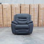The Airlie Electric Swivel Glider Recliner - Jet available to purchase from Warehouse Furniture Clearance at our next sale event.