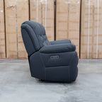 The Airlie Three Seat Electric Recliner Lounge - Jet available to purchase from Warehouse Furniture Clearance at our next sale event.