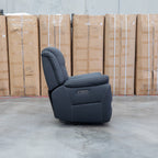 The Airlie Electric Swivel Glider Recliner - Jet available to purchase from Warehouse Furniture Clearance at our next sale event.