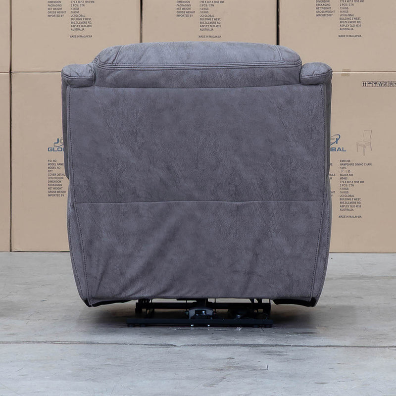The Airlie Single Electric Recliner - Slate available to purchase from Warehouse Furniture Clearance at our next sale event.