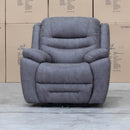 The Airlie Single Electric Recliner - Slate available to purchase from Warehouse Furniture Clearance at our next sale event.