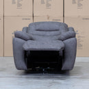 The Airlie Single Electric Recliner - Slate available to purchase from Warehouse Furniture Clearance at our next sale event.