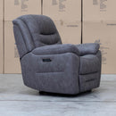 The Airlie Single Electric Recliner - Slate available to purchase from Warehouse Furniture Clearance at our next sale event.
