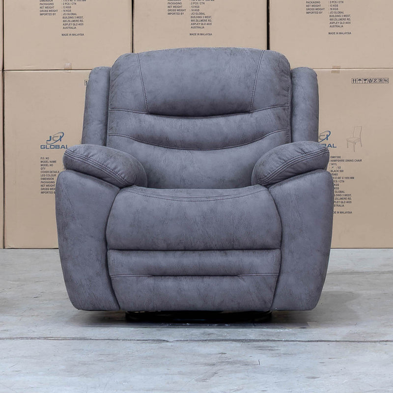 The Airlie Electric Swivel Glider Recliner - Slate available to purchase from Warehouse Furniture Clearance at our next sale event.