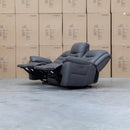 The Airlie Three Seat Electric Recliner Lounge - Charcoal available to purchase from Warehouse Furniture Clearance at our next sale event.