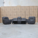 The Airlie Single Electric Recliner - Charcoal available to purchase from Warehouse Furniture Clearance at our next sale event.