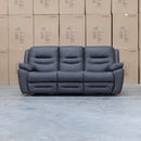 The Airlie Three Seat Electric Recliner Lounge - Charcoal available to purchase from Warehouse Furniture Clearance at our next sale event.