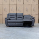 The Airlie Three Seat Electric Recliner Lounge - Charcoal available to purchase from Warehouse Furniture Clearance at our next sale event.