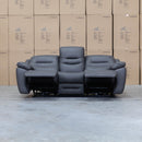 The Airlie Three Seat Electric Recliner Lounge - Charcoal available to purchase from Warehouse Furniture Clearance at our next sale event.