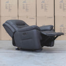 The Airlie Single Electric Recliner - Charcoal available to purchase from Warehouse Furniture Clearance at our next sale event.