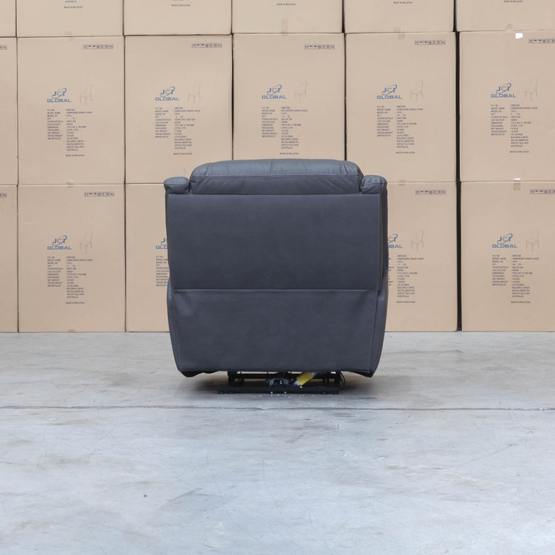 The Airlie Single Electric Recliner - Charcoal available to purchase from Warehouse Furniture Clearance at our next sale event.