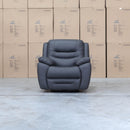 The Airlie Electric Swivel Glider Recliner - Charcoal available to purchase from Warehouse Furniture Clearance at our next sale event.