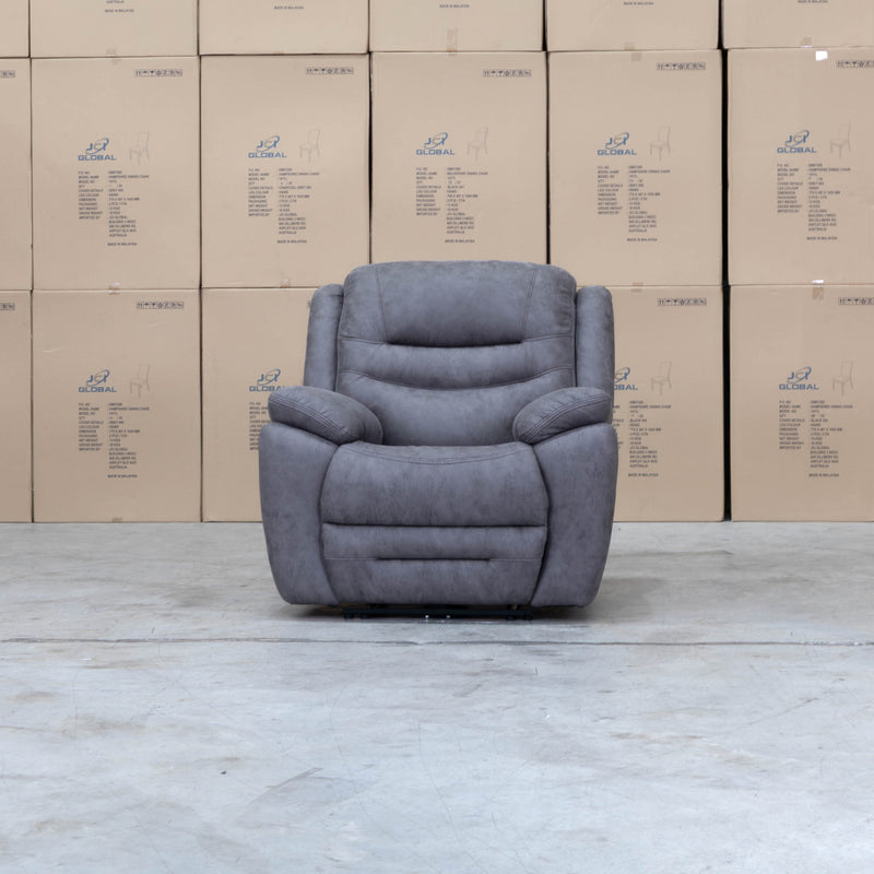 The Airlie Electric Swivel Glider Recliner - Slate available to purchase from Warehouse Furniture Clearance at our next sale event.