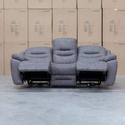 The Airlie Three Seat Electric Recliner Lounge - Slate available to purchase from Warehouse Furniture Clearance at our next sale event.