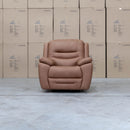 The Airlie Electric Swivel Glider Recliner - Tan available to purchase from Warehouse Furniture Clearance at our next sale event.