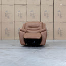 The Airlie Electric Swivel Glider Recliner - Tan available to purchase from Warehouse Furniture Clearance at our next sale event.