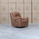 The Airlie Electric Swivel Glider Recliner - Tan available to purchase from Warehouse Furniture Clearance at our next sale event.