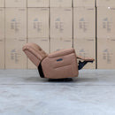 The Airlie Electric Swivel Glider Recliner - Tan available to purchase from Warehouse Furniture Clearance at our next sale event.