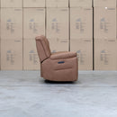 The Airlie Electric Swivel Glider Recliner - Tan available to purchase from Warehouse Furniture Clearance at our next sale event.