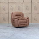 The Airlie Electric Swivel Glider Recliner - Tan available to purchase from Warehouse Furniture Clearance at our next sale event.