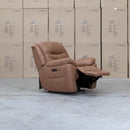 The Airlie Single Electric Recliner - Tan available to purchase from Warehouse Furniture Clearance at our next sale event.