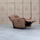 The Airlie Single Electric Recliner - Tan available to purchase from Warehouse Furniture Clearance at our next sale event.