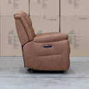 The Airlie Single Electric Recliner - Tan available to purchase from Warehouse Furniture Clearance at our next sale event.