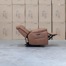 The Airlie Single Electric Recliner - Tan available to purchase from Warehouse Furniture Clearance at our next sale event.