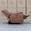 The Airlie Single Electric Recliner - Tan available to purchase from Warehouse Furniture Clearance at our next sale event.