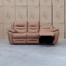 The Airlie Three Seat Electric Recliner Lounge - Tan available to purchase from Warehouse Furniture Clearance at our next sale event.