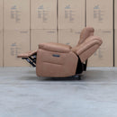The Airlie Three Seat Electric Recliner Lounge - Tan available to purchase from Warehouse Furniture Clearance at our next sale event.