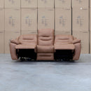 The Airlie Three Seat Electric Recliner Lounge - Tan available to purchase from Warehouse Furniture Clearance at our next sale event.